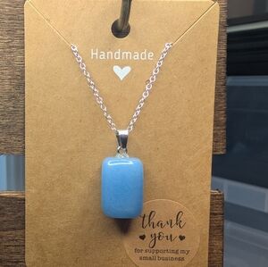 Blue Calcite Necklace
